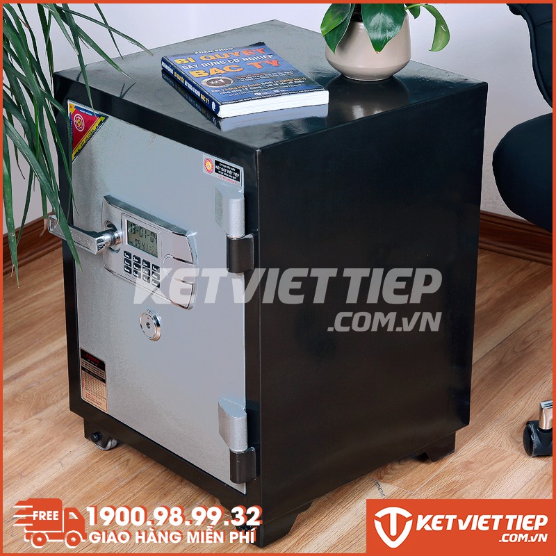 [HÀNG CÔNG TY] Két Sắt Việt Tiệp KVT415 Điện Tử Màu Đen, Màu Xanh, Két Điện Tử Việt Tiệp Bảo Hành 5 Năm