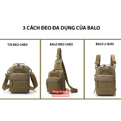 Balo Đeo Chéo 1 Quai Thời Trang Cao Cấp Cổng USB Đi Kèm Tiện Dụng Cool Walker 17