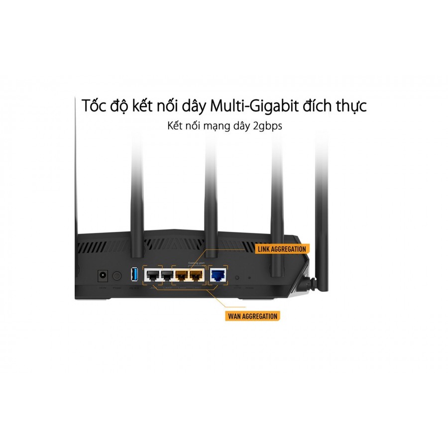 Bộ phát wifi 6 Asus TUF GAMING TUF-AX5400 (Hàng Chính Hãng Asus Việt Nam)