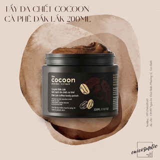 Tẩy da chết toàn thân COCOON chiết xuất Cà phê Đắk lắk 200ml