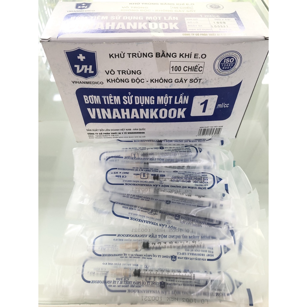 Bơm Kim Tiêm 1CC Vinahankook