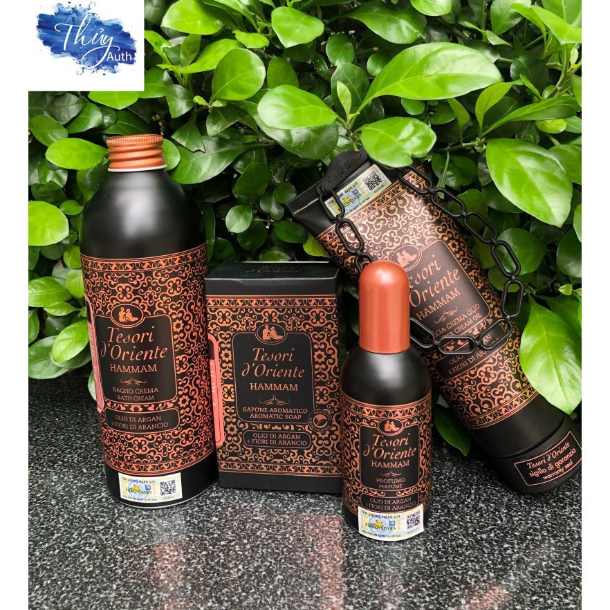 [Hàng chính hãng] Xà Phòng Lưu Hương Nước Hoa Ý Tesori d'Oriente Tinh Dầu Argan Và Xạ Hương 150g