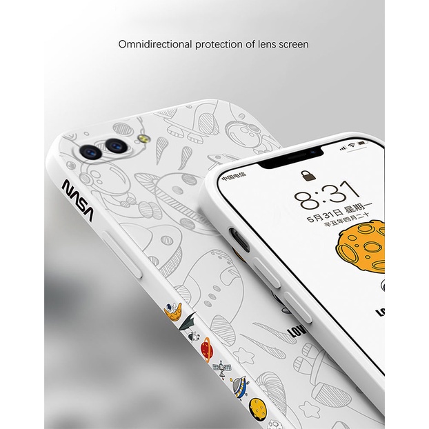 Ốp Điện Thoại Silicon In Hình Phi Hành Gia Cho oppo a15s a15