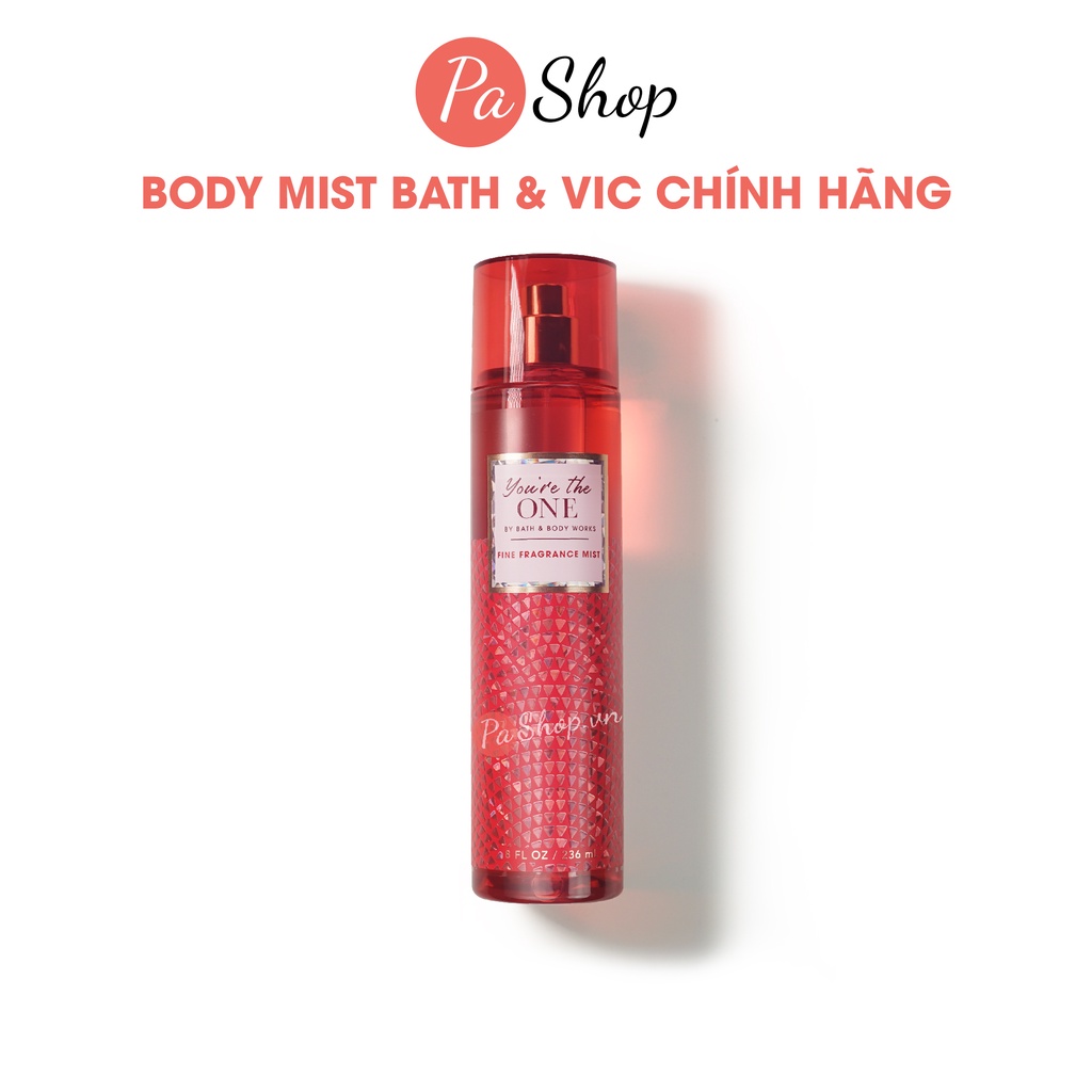 Xịt thơm body mist Bath And Body Works You're The One 236ML