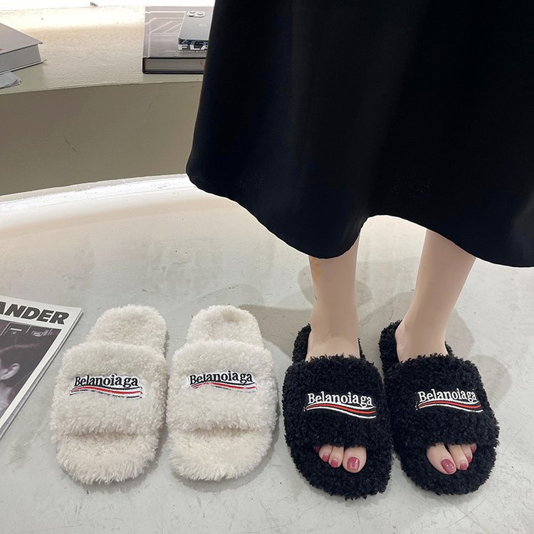 Dép Bông Hở Ngón Xinh Xắn Thời Trang Theo Phong Cách Ulzzang