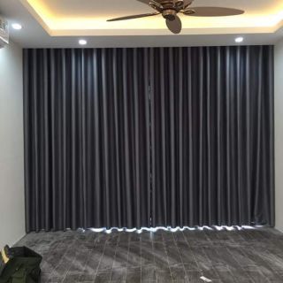Rèm cửa màu ghi đậm nhiều kích thước