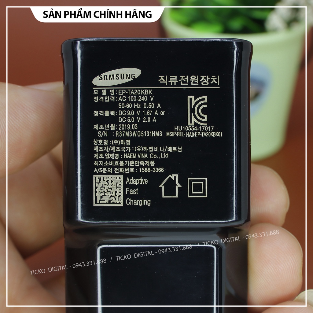 Bộ Sạc Galaxy S8/Note 8 Theo Máy | Hàng Zin 100% New Seal |Công Suất 15w Hỗ Trợ Sạc Nhanh | Bảo Hành 12 Tháng.