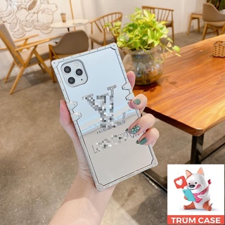 🌸Ốp lưng iphone - Ốp iphone🌸 lv trắng vuông gương full viền 6/6plus/6s/6splus//7plus/8/8plus/x/xs/11/12/pro/max/plus/pro