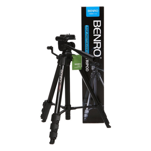 Tripod điện thoại, máy ảnh Benro T880EX, T660EX chân máy chụp ảnh chuyên nghiệp