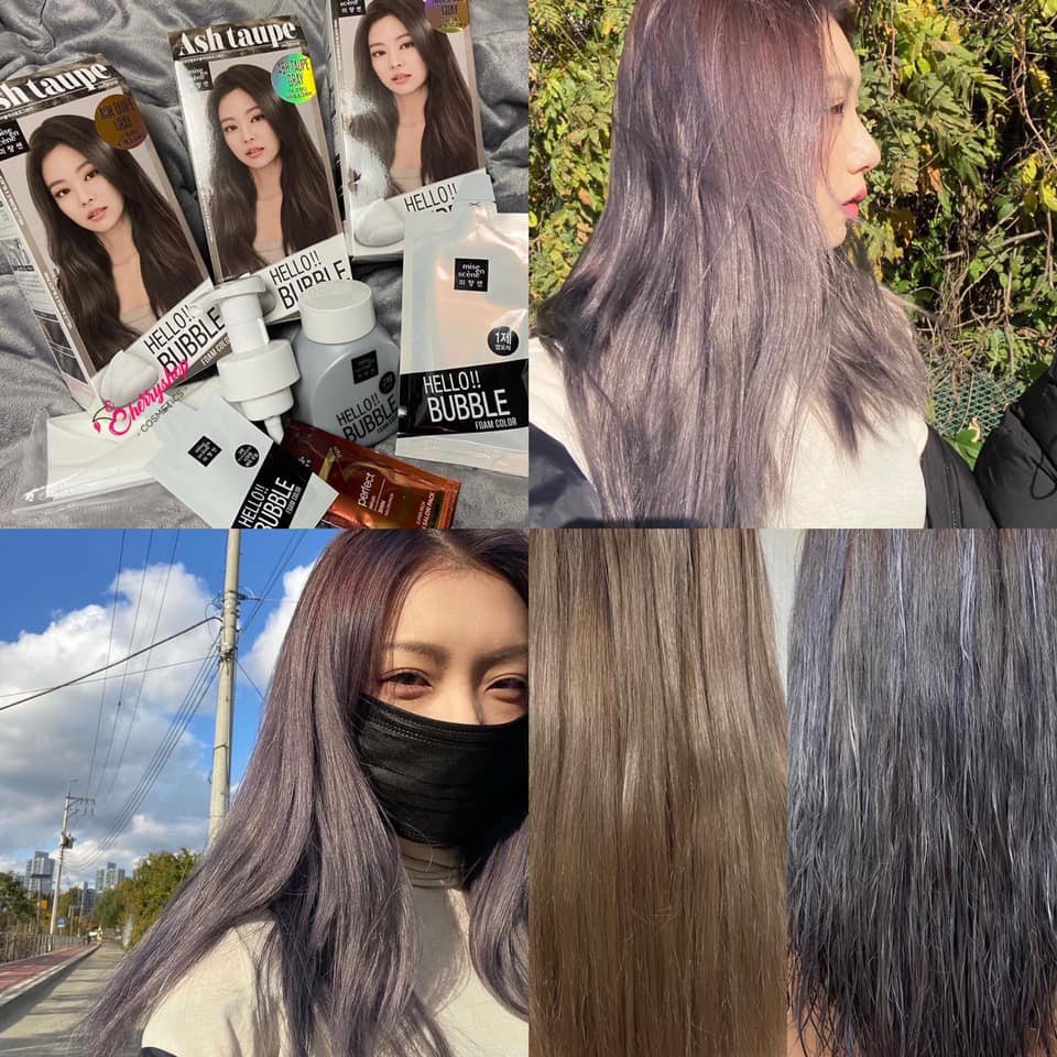 Thuốc nhuộm tóc tạo bọt Miseen Scene Hello Bubble Trendy Color Limited Edition