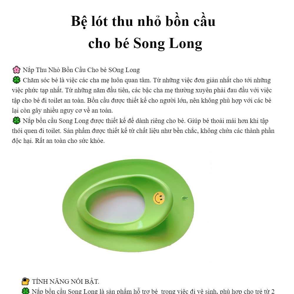 [Mã 267FMCGSALE giảm 8% đơn 500K] Lót bồn cầu Việt nhật