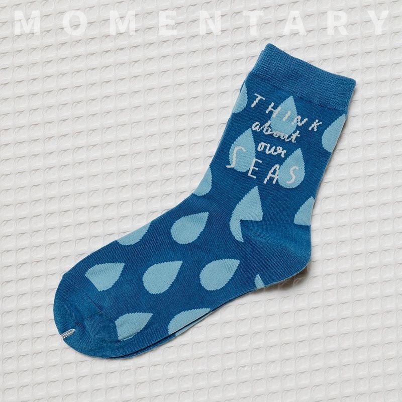 Vớ Ống Trung Bình In Họa Tiết Cây Cối Mùa Thu Phong Cách Nhật Bản Cho Nữ Sinh