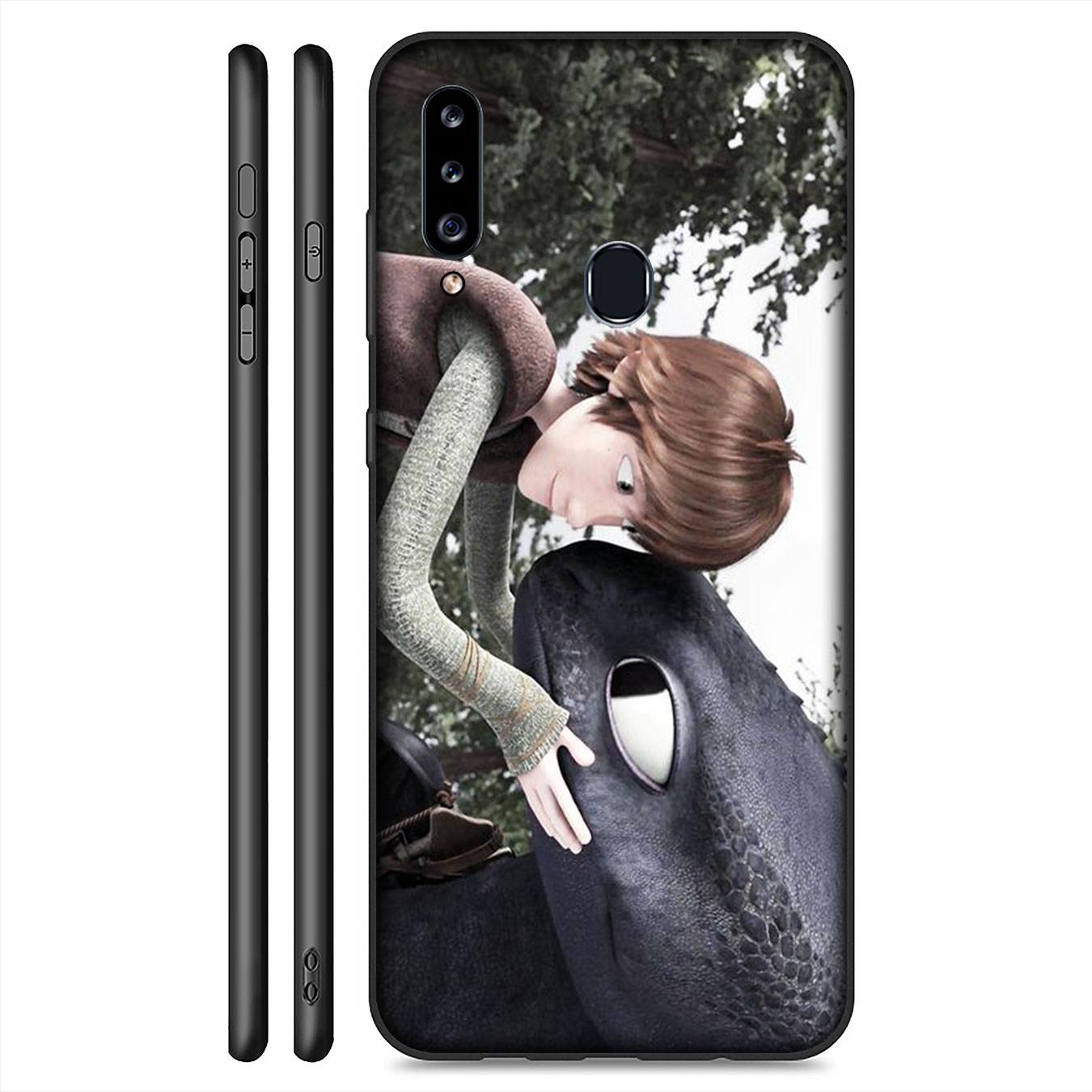 Mềm Ốp Điện Thoại Silicon Họa Tiết Train Your Dragon 3 Cho Oppo Realme C17 C15 C12 X3 Xt X2 X7 7 Narzo 30a 20 Pro Realme7 Realmec12