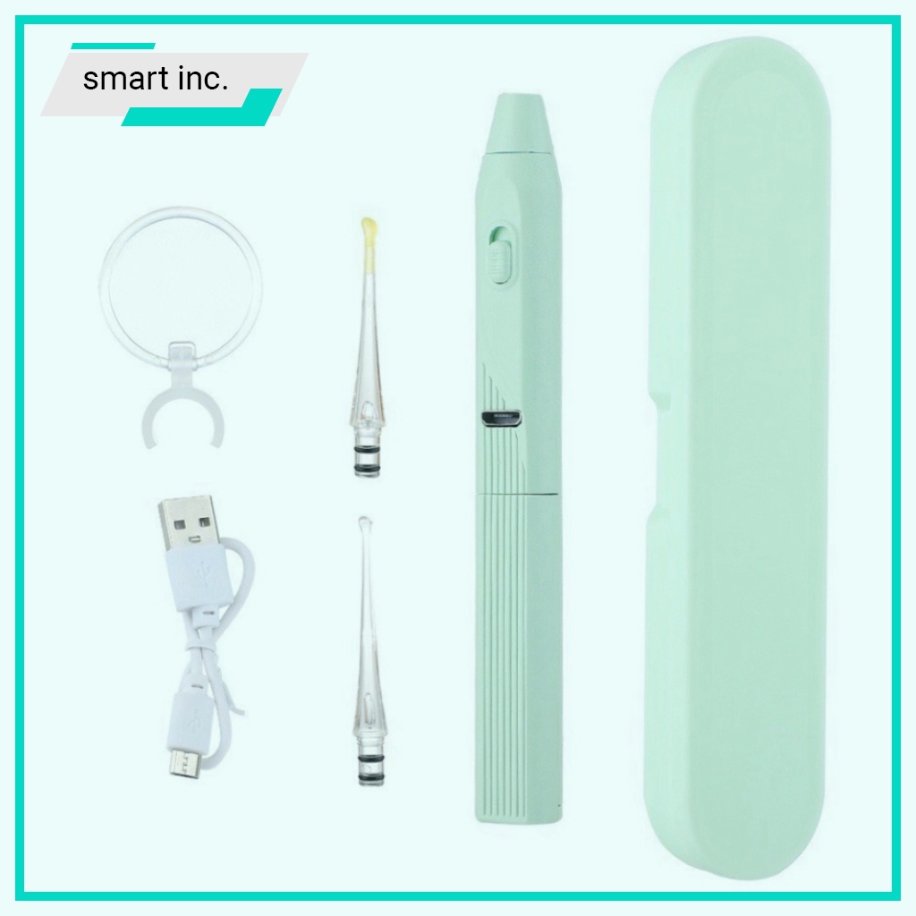 Dụng Cụ Ngoáy Tai Có Đèn Bộ Lấy Ráy Tai Cho Bé Vệ Sinh Có Kính Lúp