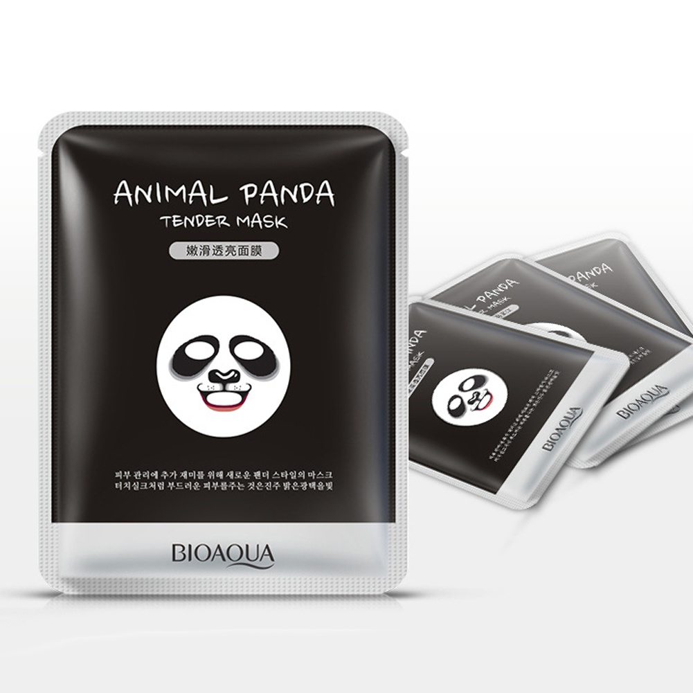 Mặt Nạ Dưỡng Ẩm Làm Trắng Da Thiết Kế Hình Động Vật Dễ Thương