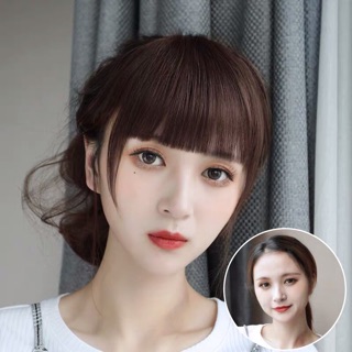 [TÓC GIẢ] [Sale] Tóc giả mái dày có mai và không mai tạo tóc mái nhanh chóng cho các nàng