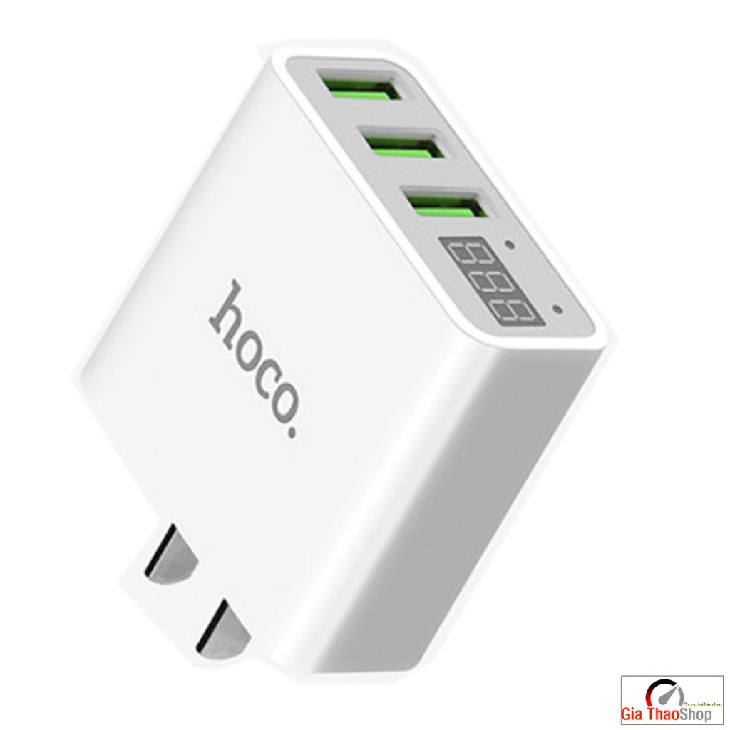 Củ Sạc Nhanh HOCO C15 màn hình LCD 3 cổng USB Cốc sạc HOCO C15 Chính Hãng | WebRaoVat - webraovat.net.vn