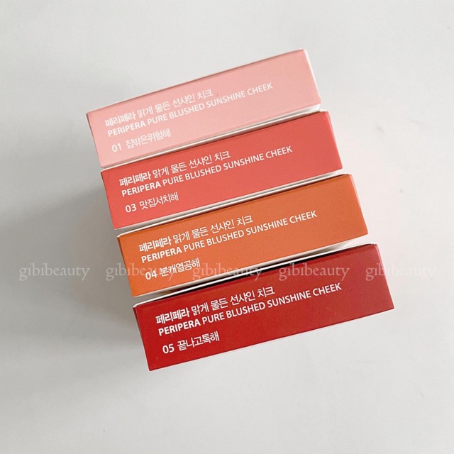 Má hồng PERIPERA sunshine cheek