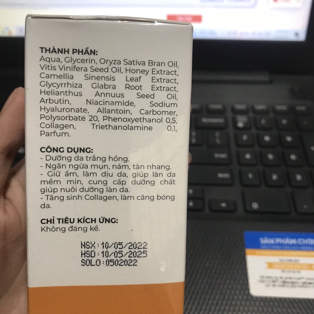 Serum Tinh chất mật ong Nicos 10ml Chính hãng