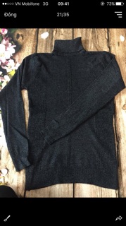 Áo len cổ lọ nam