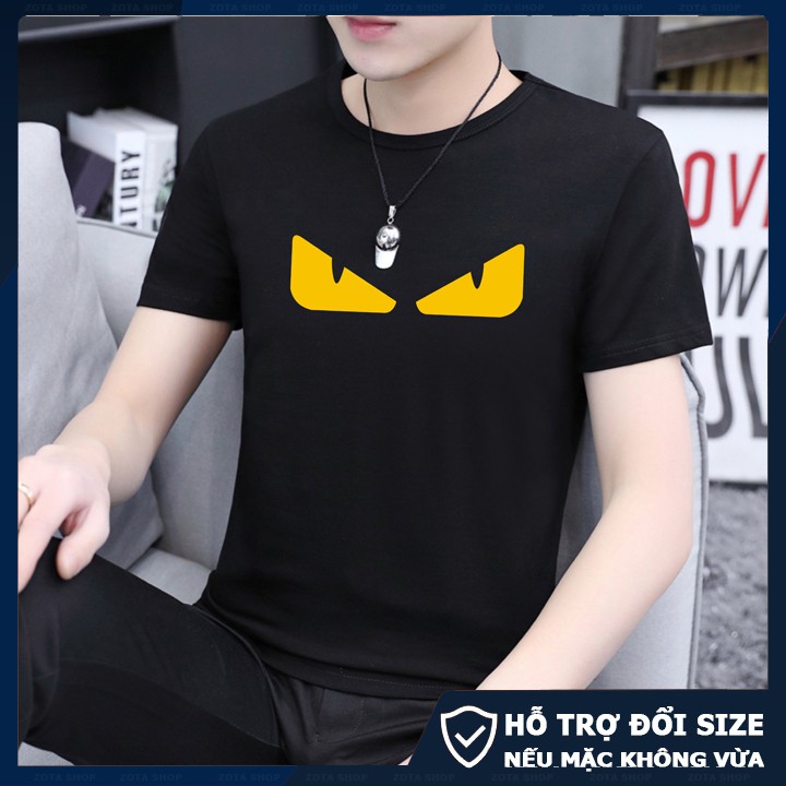 Áo thun nam Hàn Quốc, áo phông cộc tay ZOTA chất tici in mắt cáo đẹp CZ32 | BigBuy360 - bigbuy360.vn
