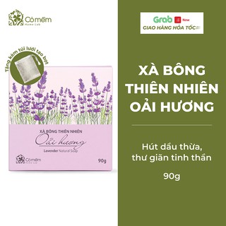 Xà bông Tắm Và Rửa Mặt Thiên Nhiên Oải Hương Lavender Thư giãn Cỏ Mềm 90g