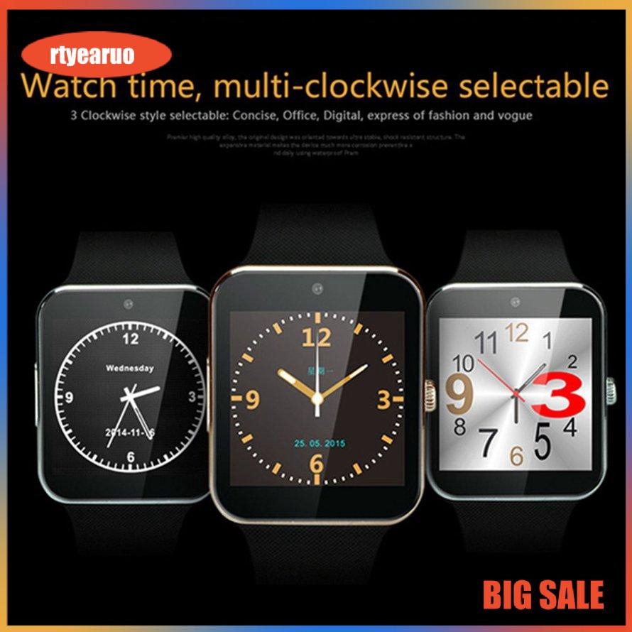 【199k0207】GT08 Smart Watch With Camera Function Wristband Man Woman Wristwatch