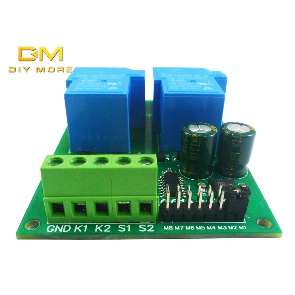 DIYMORE Bảng Mạch Điều Khiển Rơ Le Động Cơ DC12V / DC24V 30A