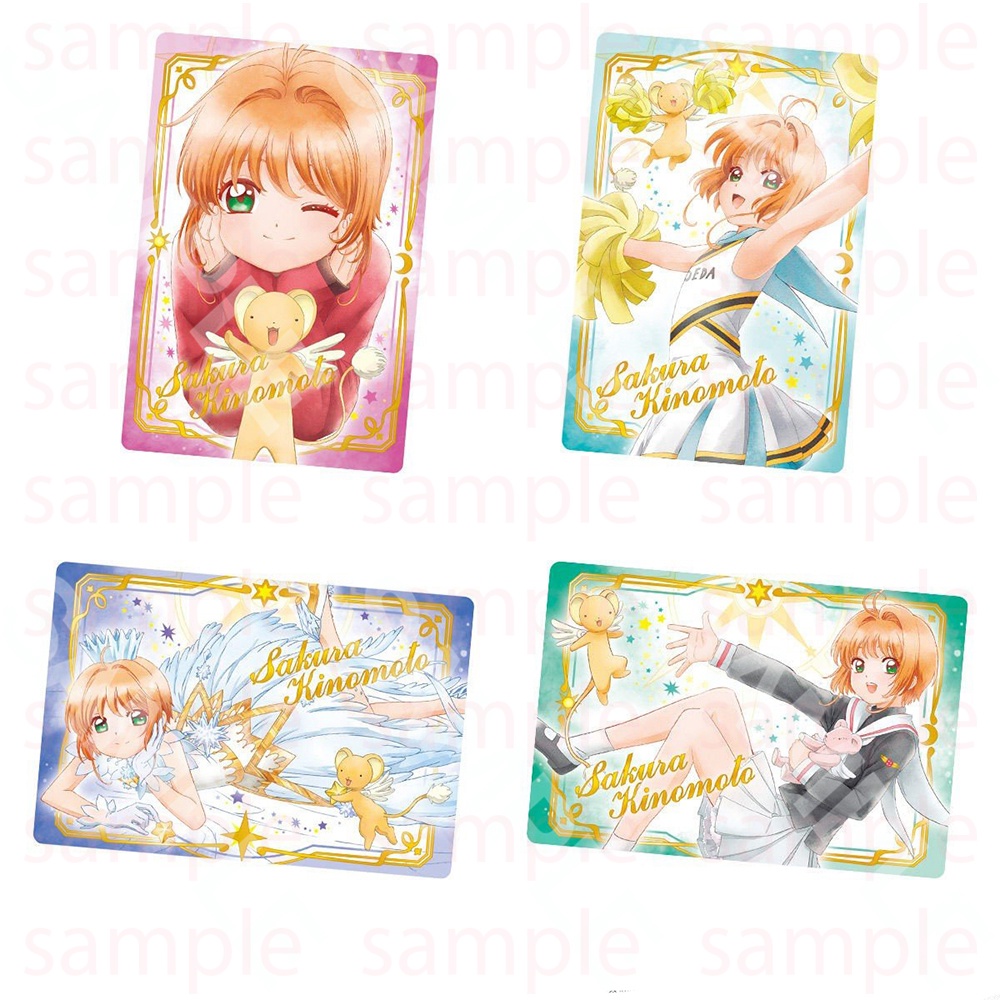 M1 Ảnh card bo góc in hình THỦ LĨNH THẺ BÀI Cardcaptor Sakura thẻ bo viền 5*8cm anime chibi xinh xắn sưu tầm