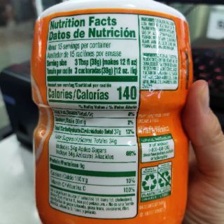 Bột cam tang Mỹ 566gram