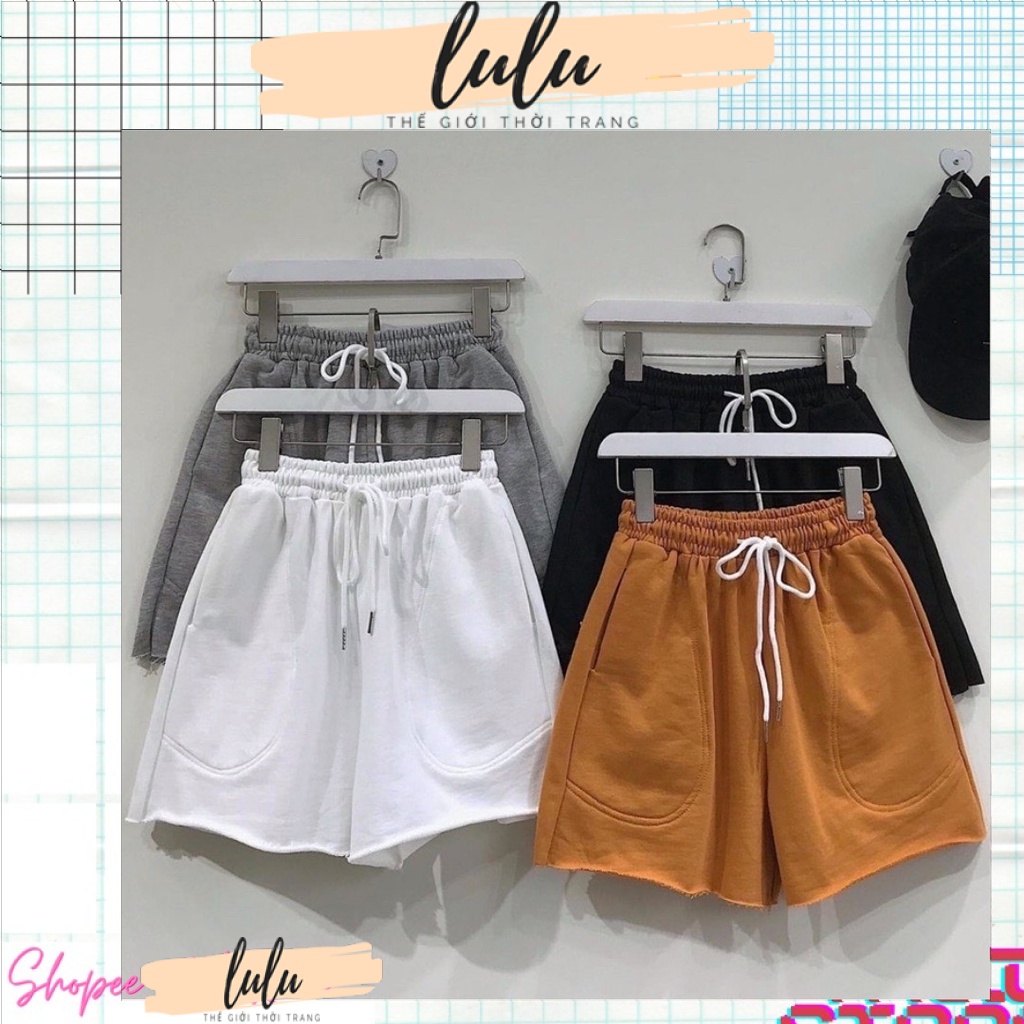 Quần short đùi vải trơn dưới 55kg LULU - Quần đùi toshi