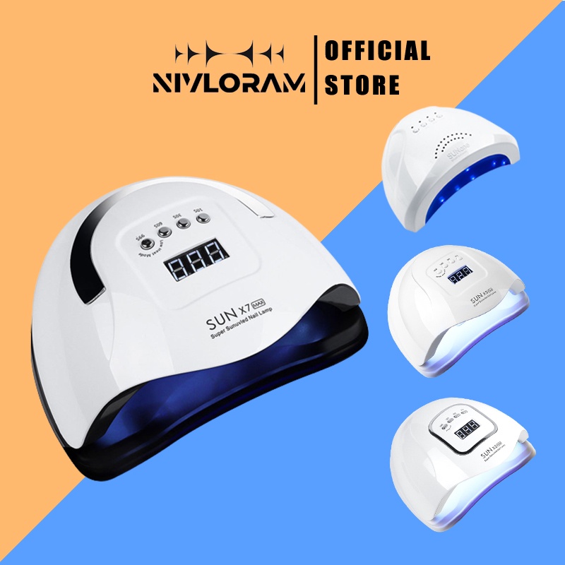 Máy Hơ Gel Sun X5 X7 Plus 48W/120W/150W/180W/220W Dùng Hơ Khô Gel Móng Nail