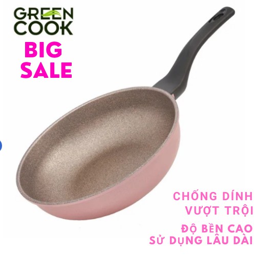 Chảo đúc vân đá 7 lớp chống dính Greencook