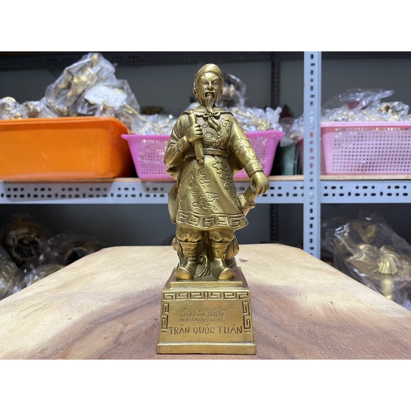 Tượng đồng trần quốc tuấn - trần hưng đạo - đồ đồng gia phát