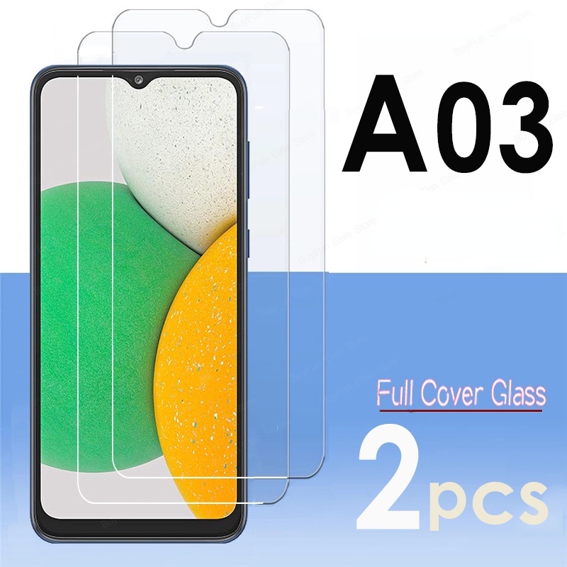 Set 2 Kính Cường Lực Bảo Vệ Màn Hình Điện Thoại Samsung Galaxy A03S A03 Core A13 A73 5G 2.5D 9H
