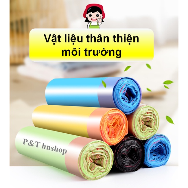Túi Đựng Rác Có Dây Rút – Kích Thước 45x50Cm 15 Túi / Cuộn