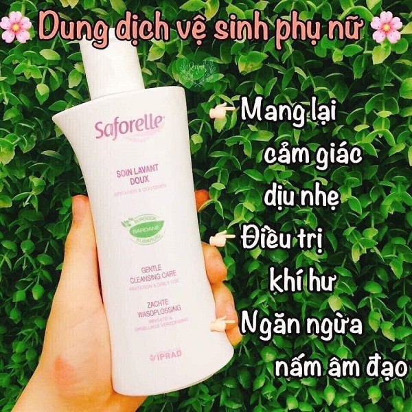 [TEM CTY] Dung dịch vệ sinh SAFORELLE Soin Lavant Doux 250mL -  hương dịu nhẹ