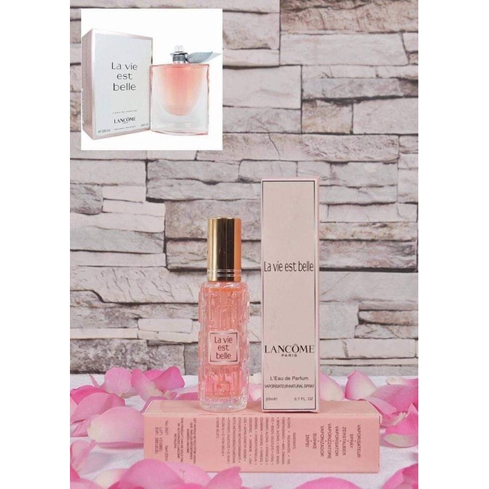 Combo 6 chai Nước hoa mini Lan_com nữ dạng xịt chai 20ml mẫu 4d Mùi Ngọt ngào- Nuochoamini20ml