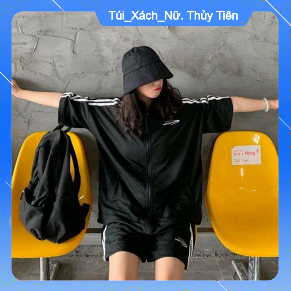 (Giá Gốc) SET ĐỒ THỂ THAO NAM NỮ ULZZANG - SET NỈ THỂ THAO SỌC UNISEX -👗TTshop👑