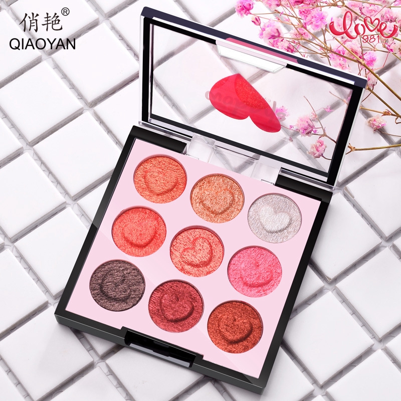 (hàng Mới Về) Bảng Phấn Mắt Chín Màu Lấp Lánh Trang Điểm Nổi Bật | BigBuy360 - bigbuy360.vn