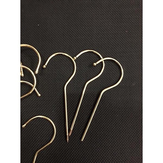 Combo 5 đầu móc vàng dài 15Cm- vàng vuông 10Cm