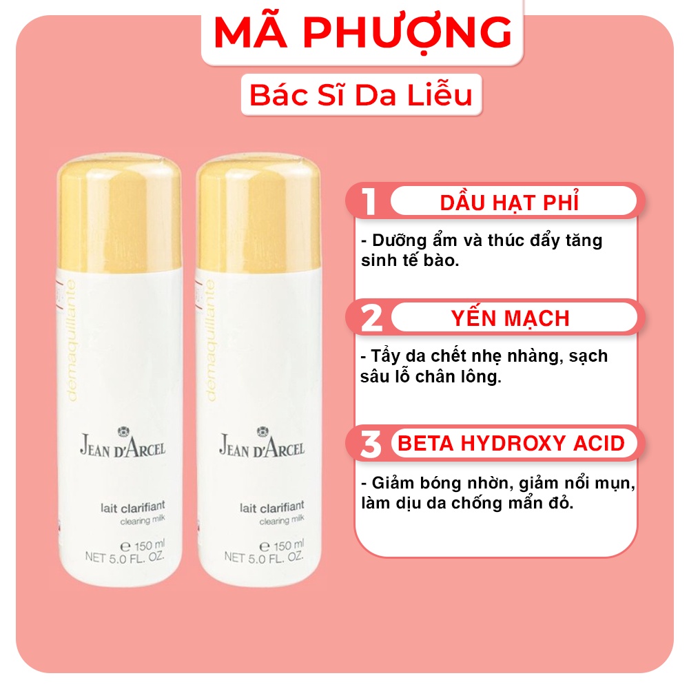 Sữa rửa mặt Jean D’arcel (150ml)