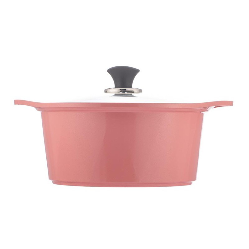 Nồi đúc ceramic vân đá đáy từ chống dính Green Cook