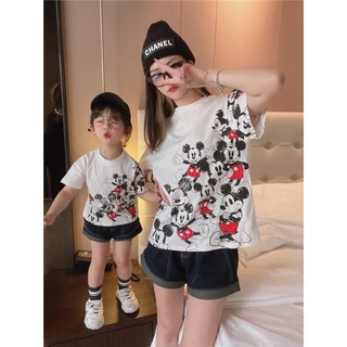 SET ÁO ĐÔI MẸ VÀ BÉ IN HÌNH VUI NHỘN MS02