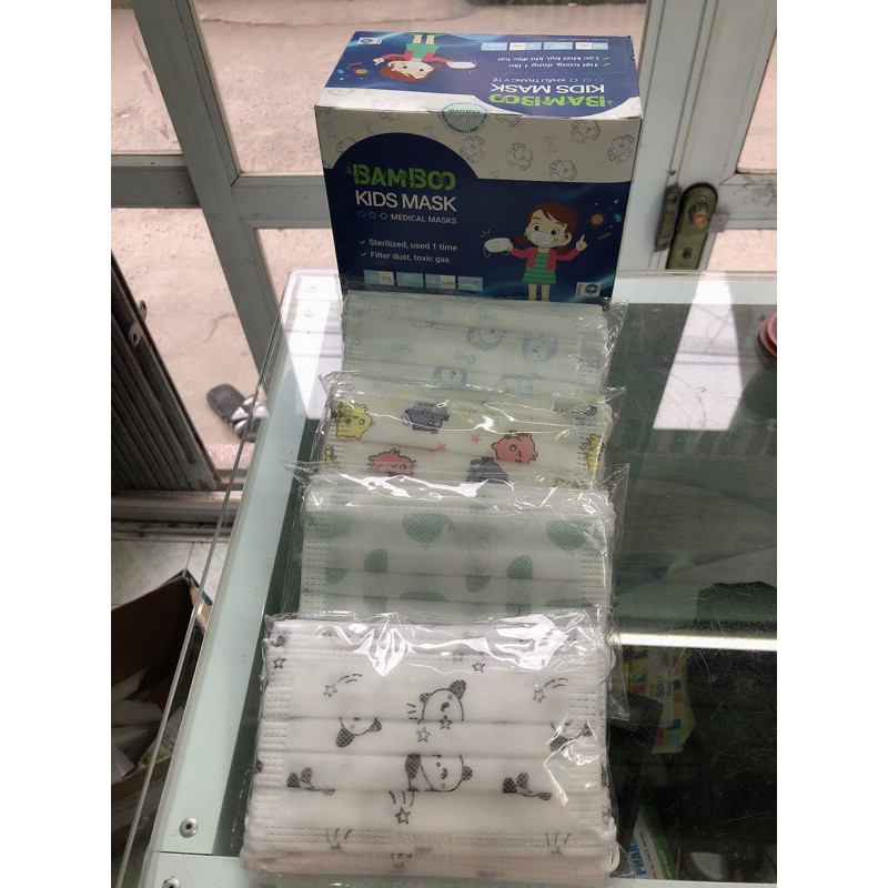 Khẩu trang y tế kid mask trẻ em hộp 50 cái | BigBuy360 - bigbuy360.vn