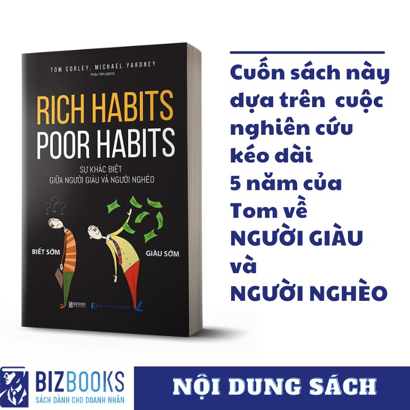 Sách - BIZBOOKS - Rich Habits, Poor Habits: Sự Khác Biệt Giữa Người Giàu Và Người Nghèo - 1 BEST SELLER