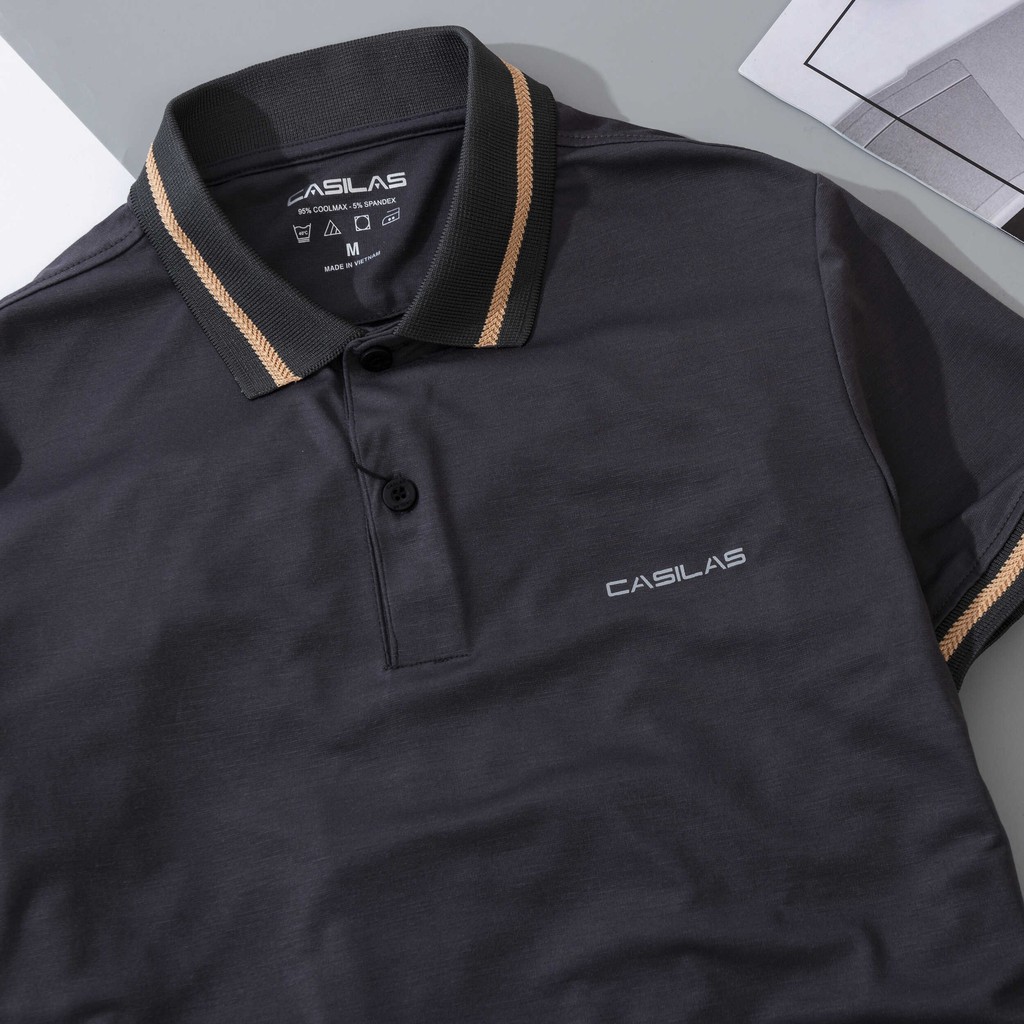 Áo polo nam cao cấp cổ dệt, vải coolmax mềm mịn và cực thấm hút mồ hôi, form công sở P2109 | BigBuy360 - bigbuy360.vn