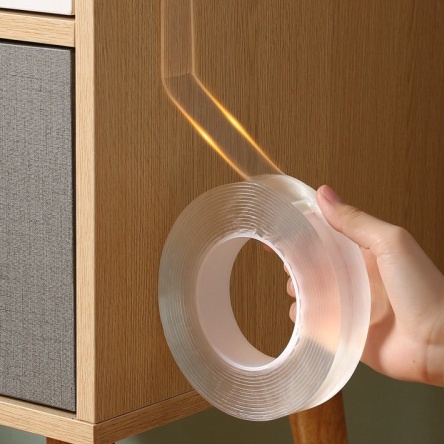 Băng Dính 2 Mặt Trong Suốt Dài 3m, Băng Keo Nano Dán Siêu Dính Các Bề Mặt