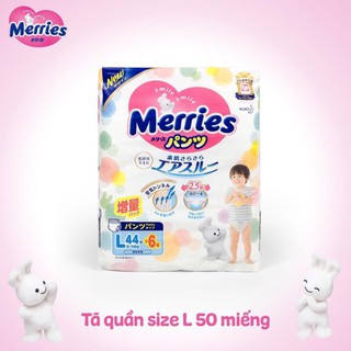 Tã/bỉm dán/quần MERRIES nội địa Nhật thêm miếng NB90+6/S82+6/M64+4/L58/M58+6/L44+6/XL38+6