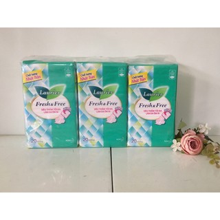 Băng Vệ Sinh Siêu Mỏng Cánh Laurier Fresh & Free Gói 20 Miếng